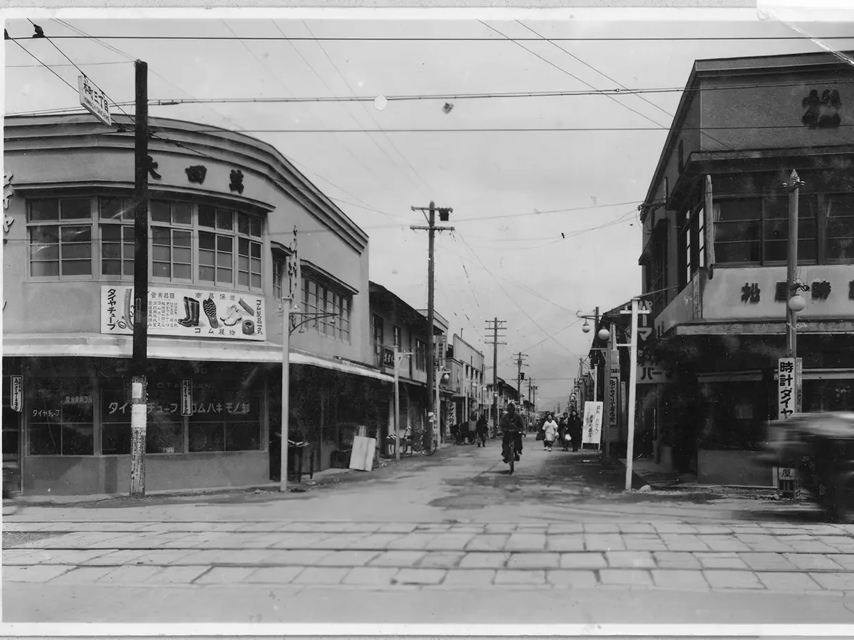 昔の和歌山の商店街